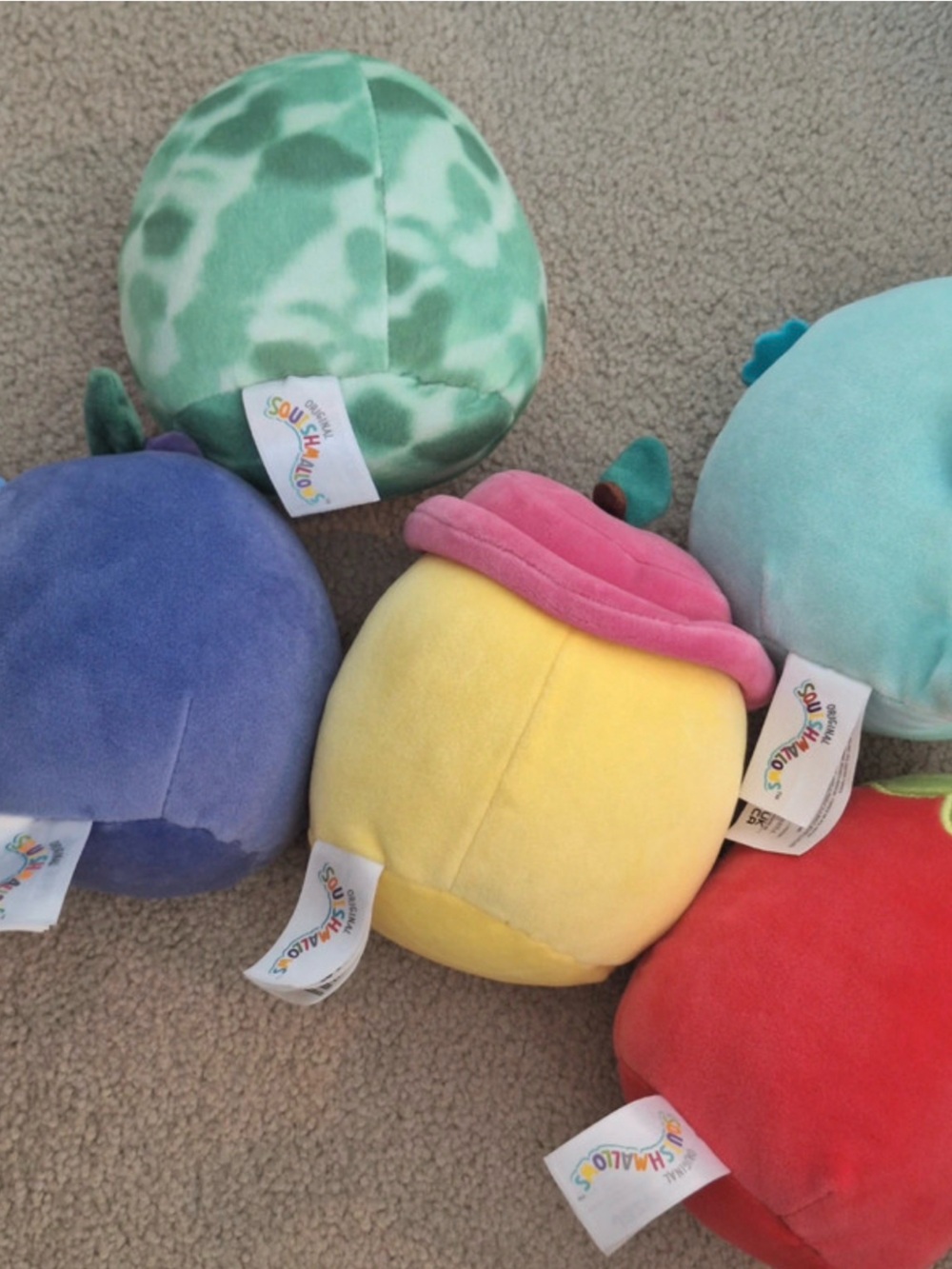 Squishmallows Purple Blue Blueberry Plush with Flower Accent - Picture 2 of 4